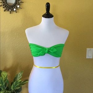 Victoria secret green swimsuit bra large
